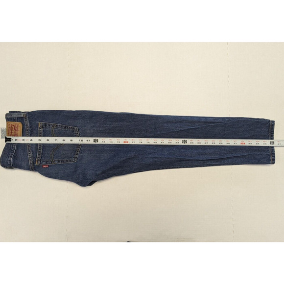 Levi’s 501 T Button Fly Jeans Women Size 26x28 Distressed Destroyed Blue - Picture 12 of 13